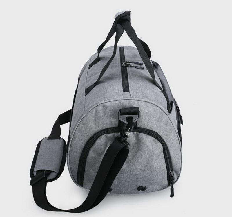 Designer RPET organizador de esportes de bagagem bolsas de viagem para academia bolsa personalizada para pernoite com compartimento para sapatos e bolso molhado