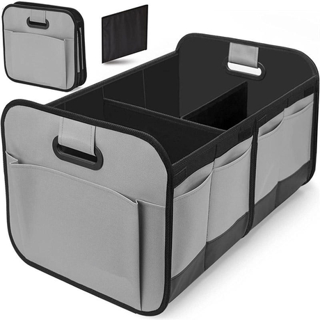 Organizador de porta-malas dobrável para armazenamento de carro, organizador de porta-malas de carro dobrável durável para caminhão SUV