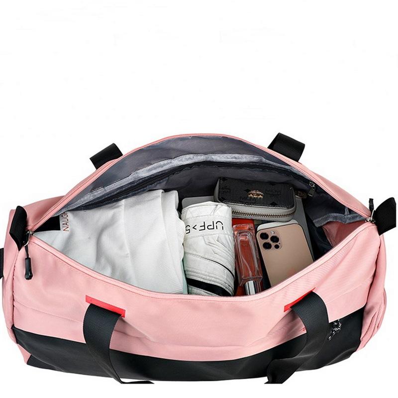 Nova mochila grande para academia com compartimento para sapatos e separação para secos e úmidos