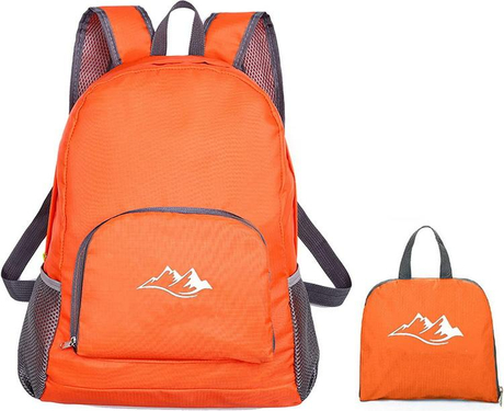Atacado mochila leve embalável de 15 litros à prova d'água para esportes casuais, mochila dobrável para acampamento e caminhada