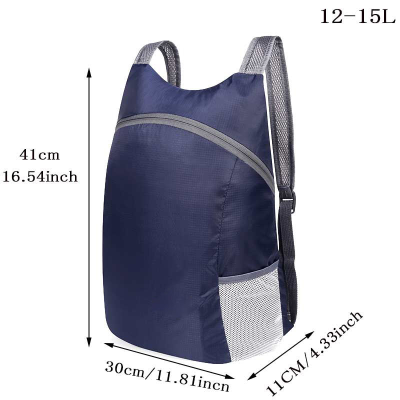 Bolsas dobráveis ​​Mochila para compras Mochila Faltbar Mochila para esportes ao ar livre Mochila ultraleve para armazenamento Mochila dobrável