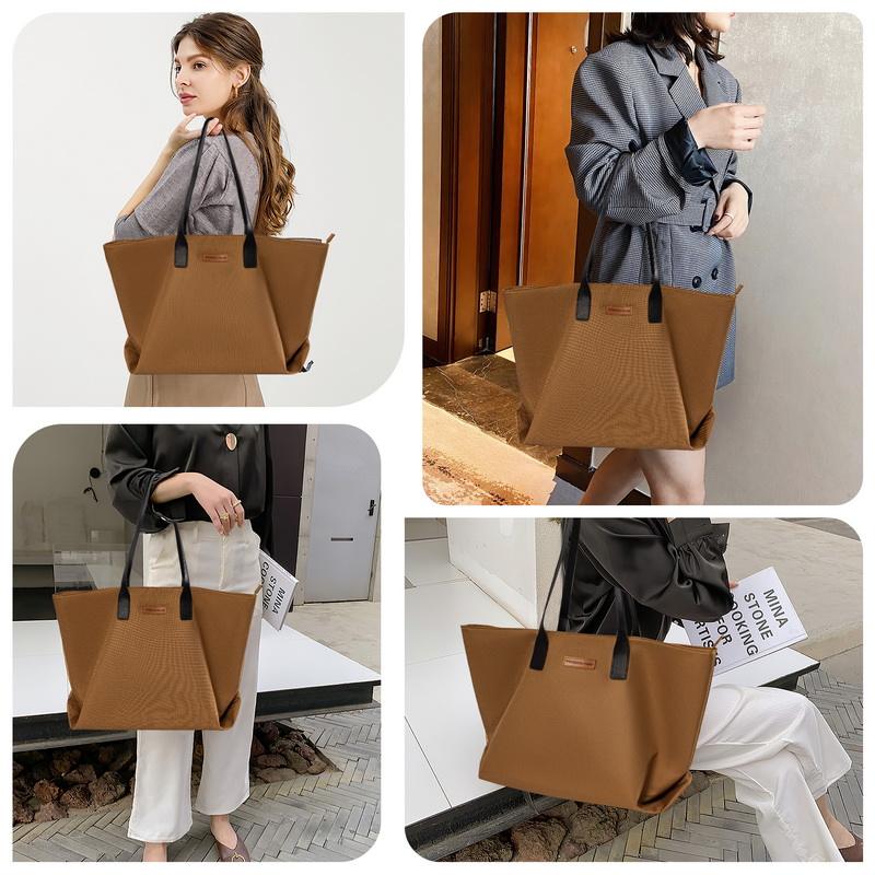 Bolsas de mão para viagens de verão, utilidades femininas, novo estilo, sacola de trabalho com logotipo personalizado e alça de couro
